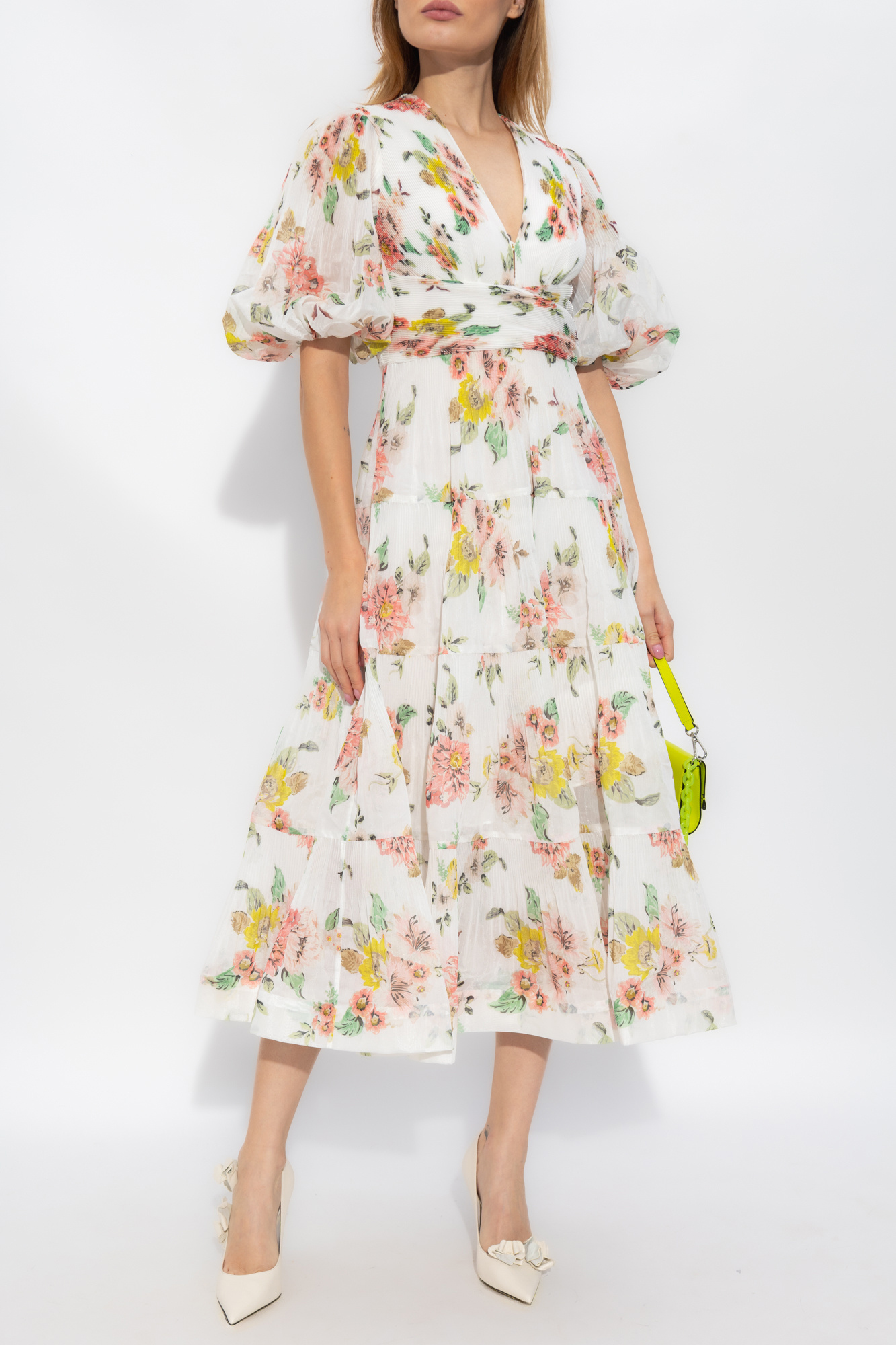 〓ZIMMERMANN〓 floral embroidery カフタンdress